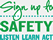 Sign up to Safety